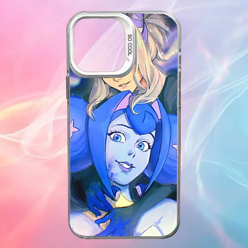 حافظة هاتف K-Knights Of Guinevere لهاتف iPhone 17,16,15,14,13,12,X,8,Pro,Max,Plus,SE4,Air, Mini White IMD HD Matte