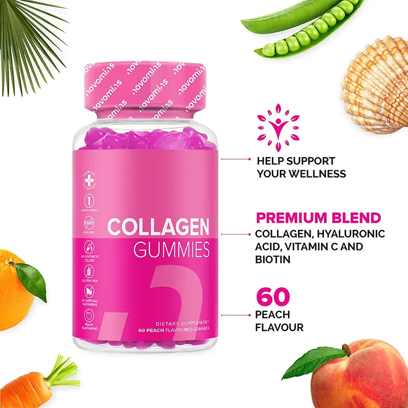 

Collagen gummies maintain skin elasticity, protect joint health, repair damaged barriers, beautify the skin, reduce fatigue