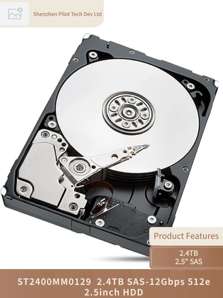 

used 2.4TB 10E2400 2.5" SAS Hard Drive - 10000RPM, 256MB Cache ST2400MM0129
