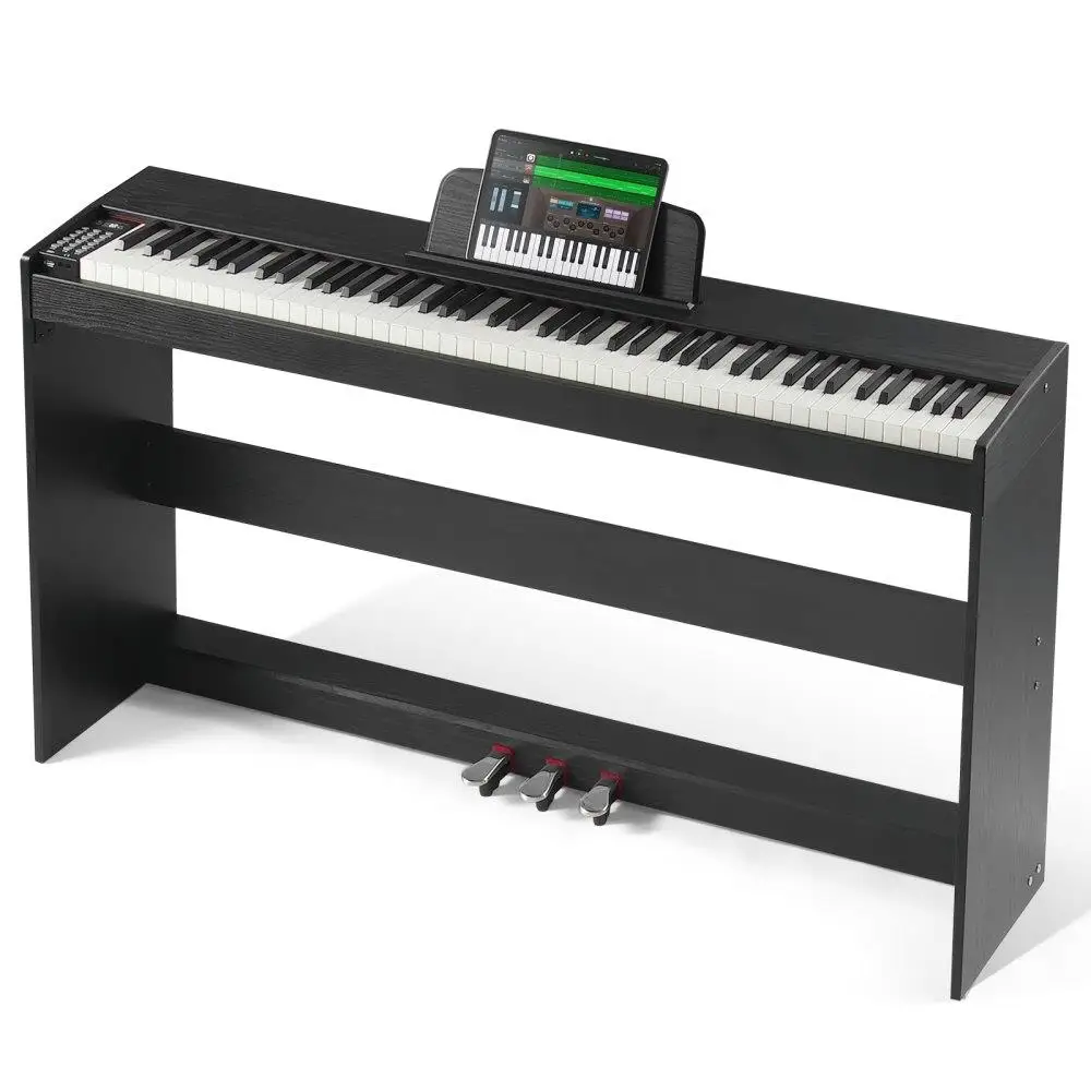 

88 Key Electric Digital Piano with Dual Keyboard Portable Design Bracket