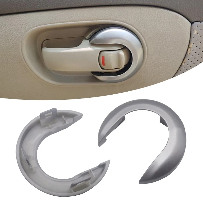 

Set of 2 Interior Car Door Handles ABS Door Inside Handles 80682CJ00A Smooth Surfaces with Anti Slip Designs for Tiida X37F