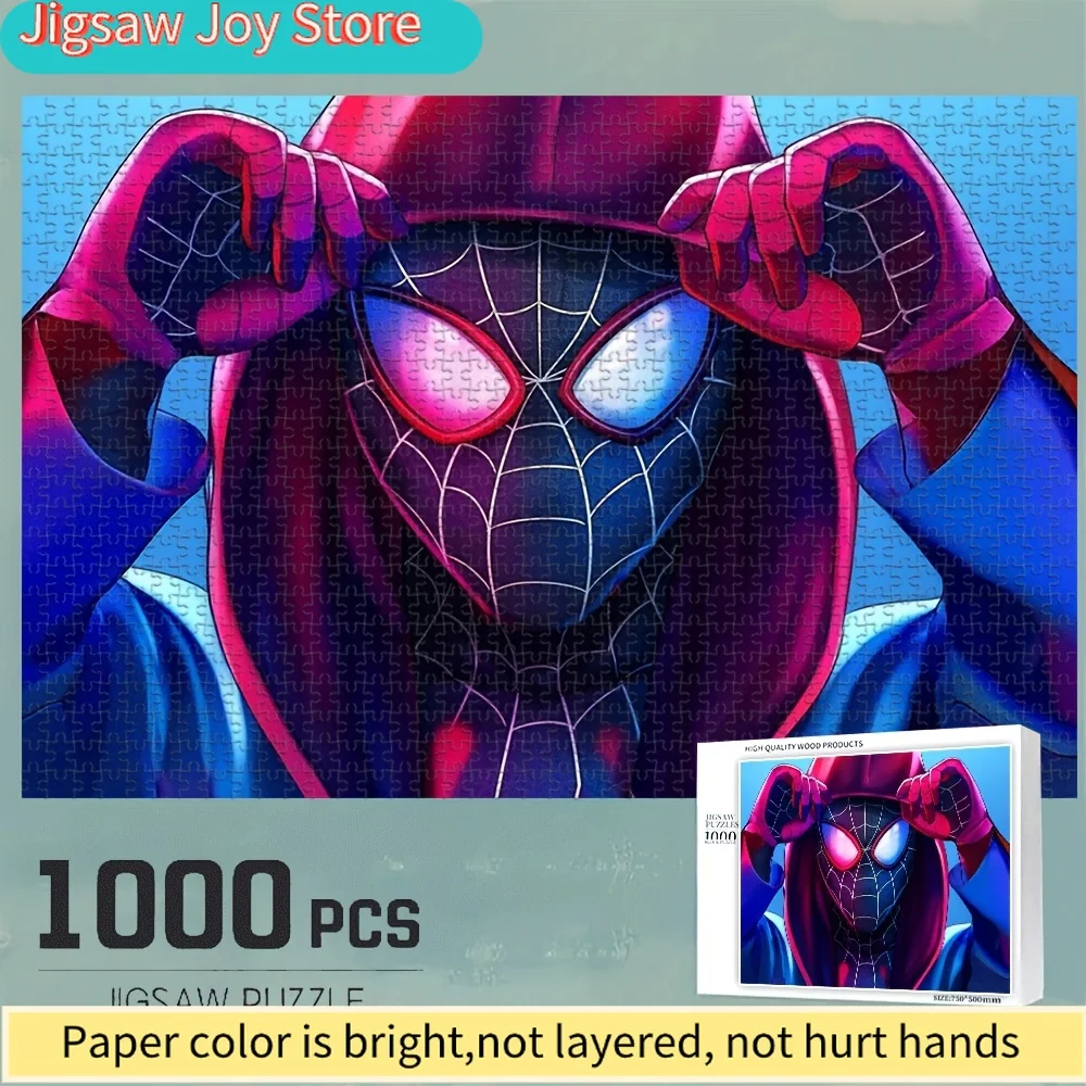 

Authorized Marvel, Themed Around The Classic Spider- Comic Movie Character, Jigsaw Puzzle, Suitable for Office Desktop Puzzl