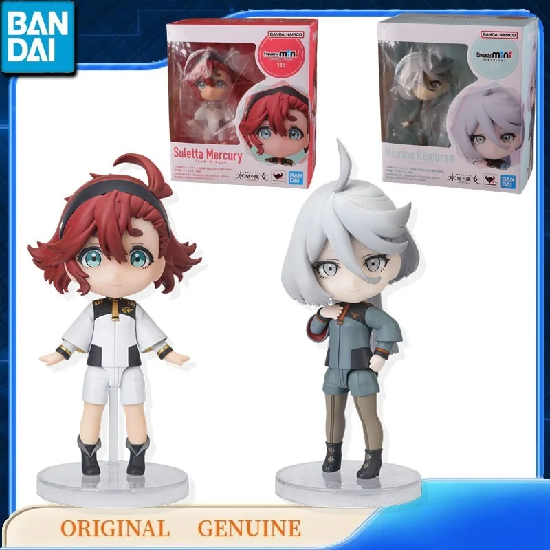 

Bandai оригинальные Figuarts Mini 11116 Suletta Mercury Miorine Rembran аниме фигурки героев игрушки подарочная модель украшения