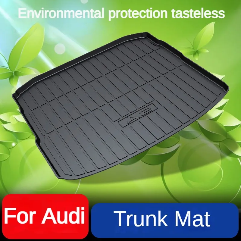 For Audi Car Trunk Mat TPE Waterproof A1 A3 A4 A6 A8 Q3 Q5 Q7 Car Trunk Boot Tray Car Trunk Carpet Car Trunk Protective 