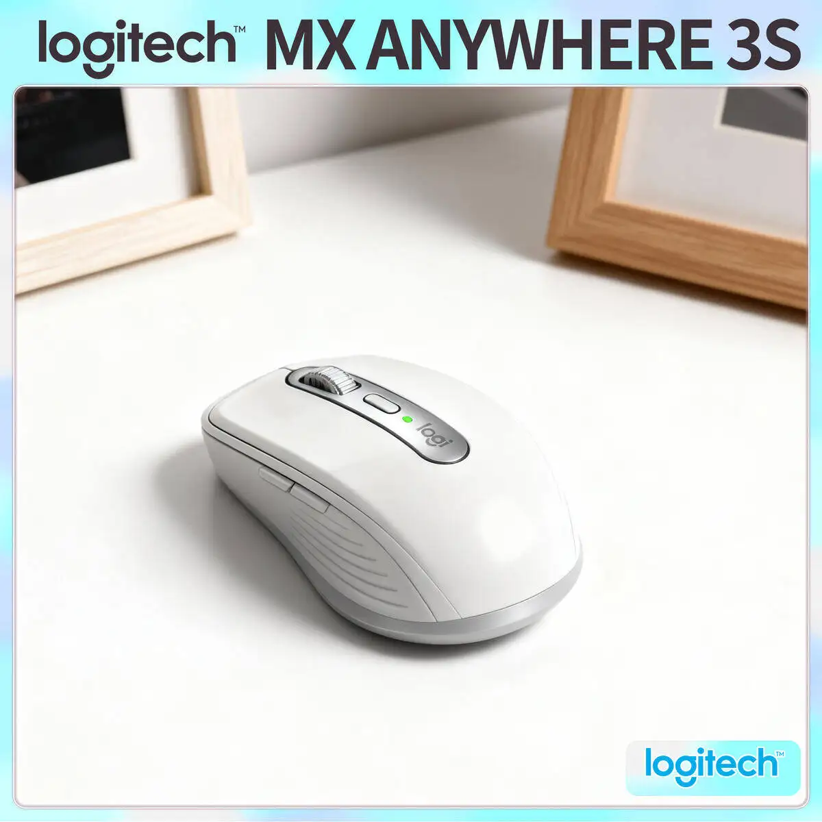 

Logitech MX Anywhere 3S Bluetooth Mouse for Microsoft Surface Laptop PC Silent Click