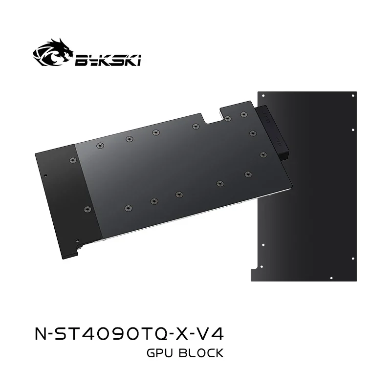 Bykski GPU Water Block voor ZOTAC GAMING RTX 4090 Trinity /AMP EXtreme AIRO Videokaart 0.3mm Jet Micro-waterweg/ N-ST4090TQ-X-V4