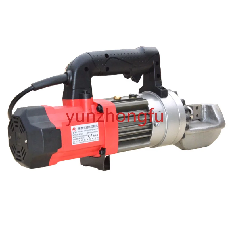 For RC-25 Electric Bar Cutter 220V Reinforced Steel  Cutting Machine 4-20mm  Hydraulic Rebar 