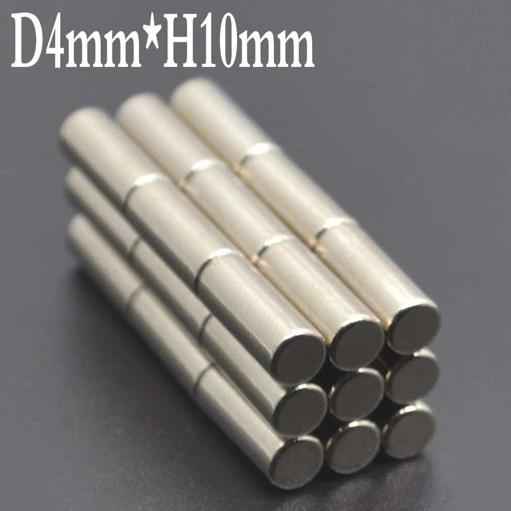 

2~5000PCS 4x10 mm Strong Cylinder Rare Earth Magnet 4mm x 10mm Round Neodymium Magnets 4x10mm Mini Small N35 Magnet 4*10 mm iman