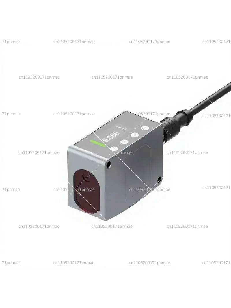 Waterproof Displacement Sensor 50m Range RS485 Output Digital Display Long Distance Measurement