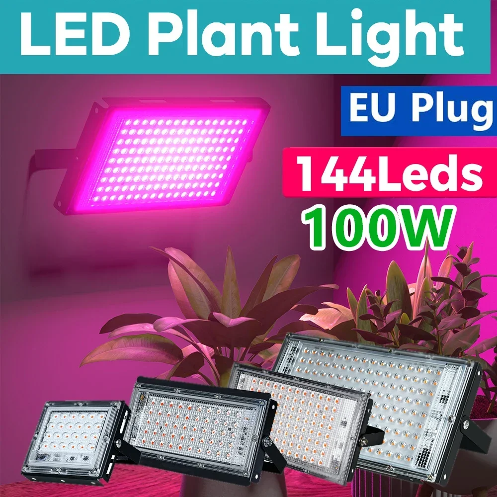 

Phyto Lamp 25W 50W 100W Phytolamp For Plants Full Spectrum Led Cultivation Plant Grower Indoor Culture Led Grow Lamp Uv Lamp