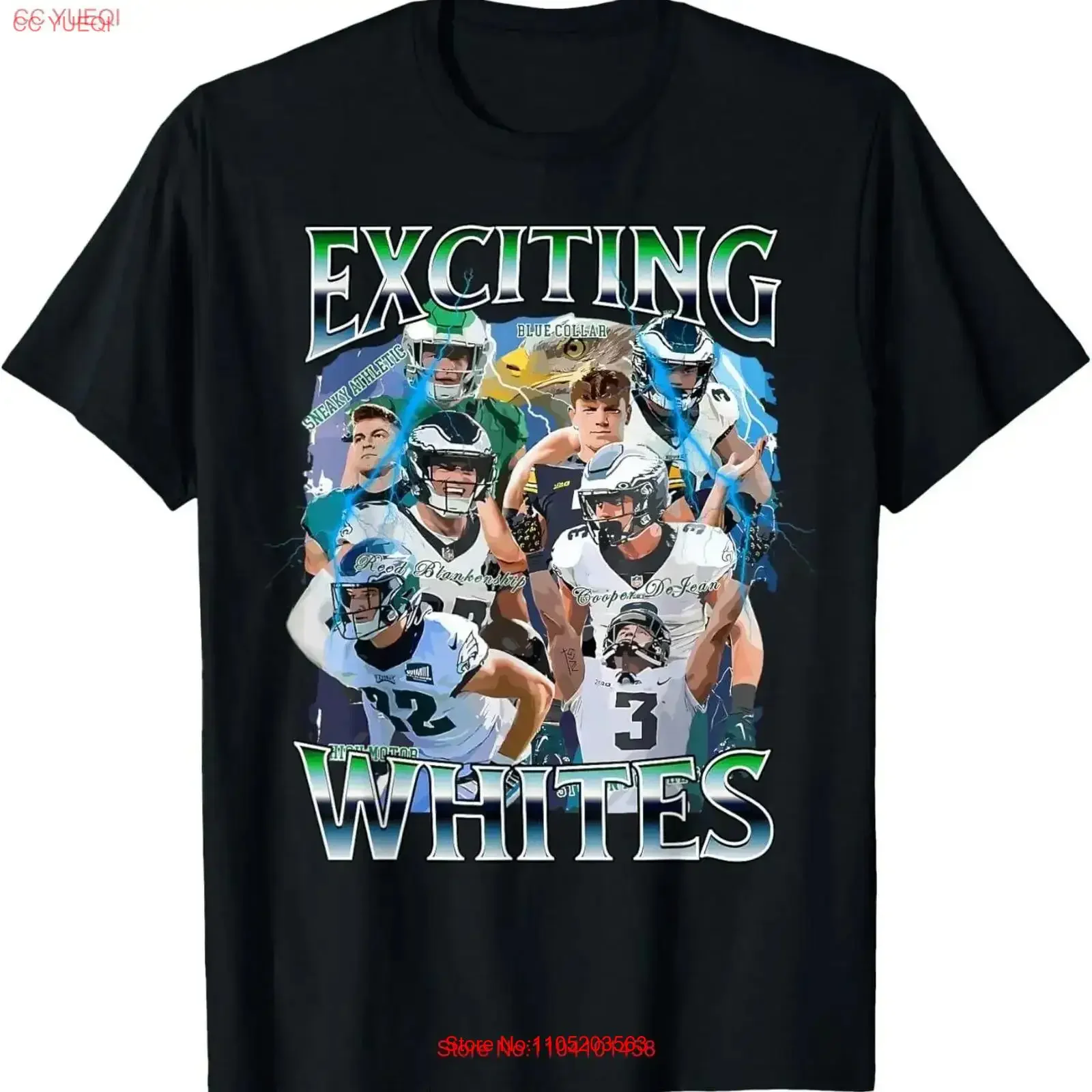 Eagle Exciting Whites Cooper Reed Lover T Shirt vintage Washed fashion homme graphic Versatile Stretched Unisex Casual Slightly
