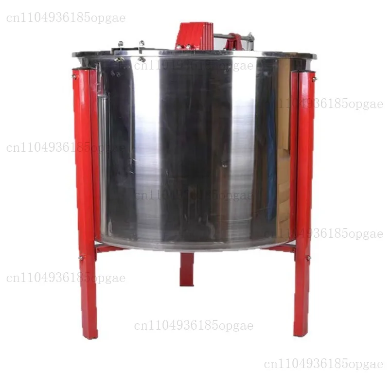 For 8 Frame Manual Honey Extractor, 304 Food Grade Stainless Honey Extractor Separator,Honey Centrifuge With Adjustable Stands