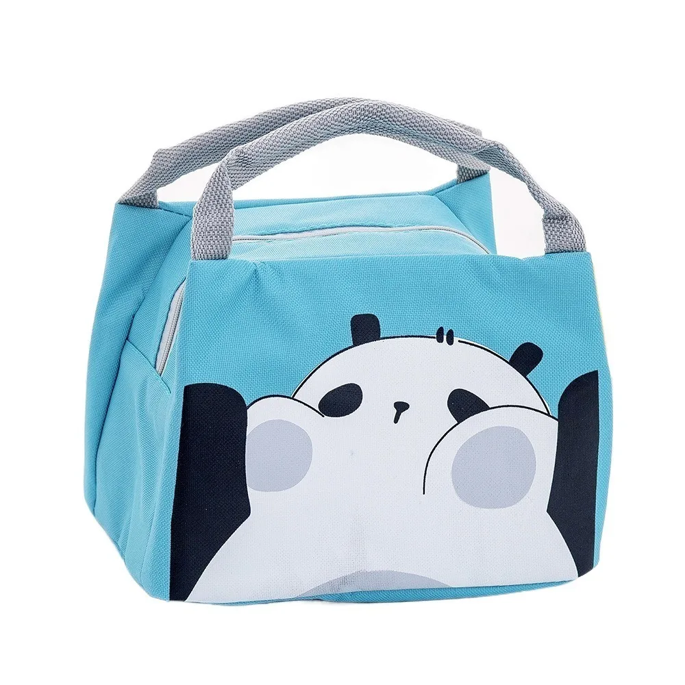 Portable Multifunctional Lunch Bag Large Capacity Cooler Thermal Insulation Bag Thickened Cartoon Ice Pack Outdoor