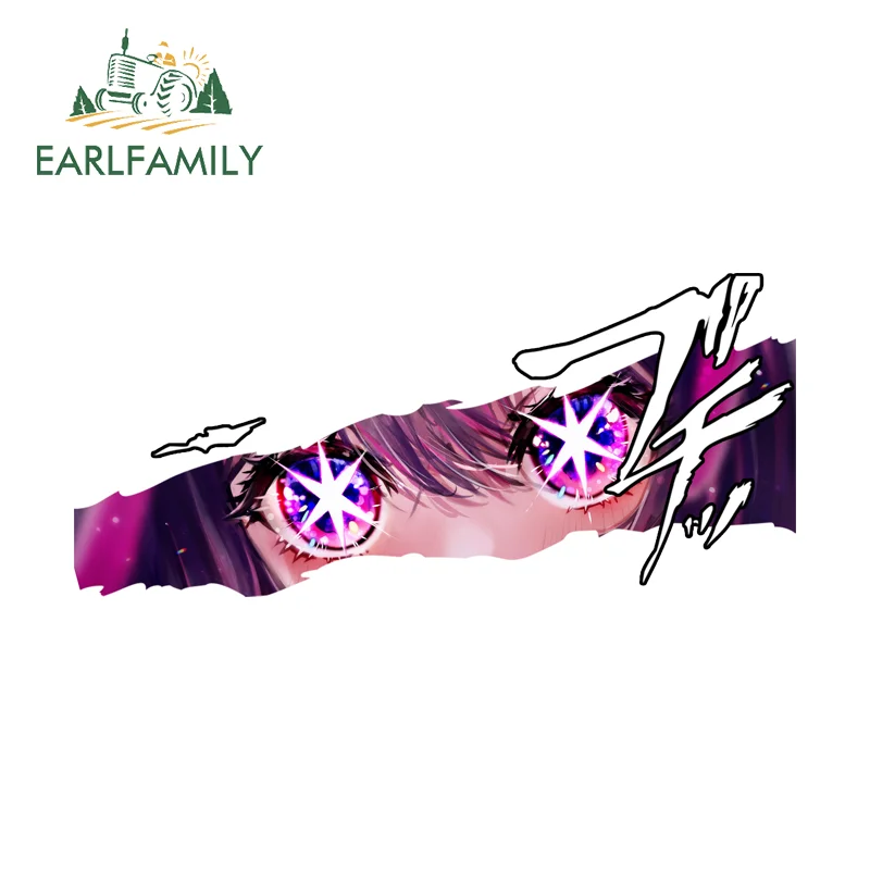 

EARLFAMILY Tear Ai Hoshino Fine Decal Cool Graffiti Design Car Styling Decal Occlusion Scratch Refrigerator Computer Cooler