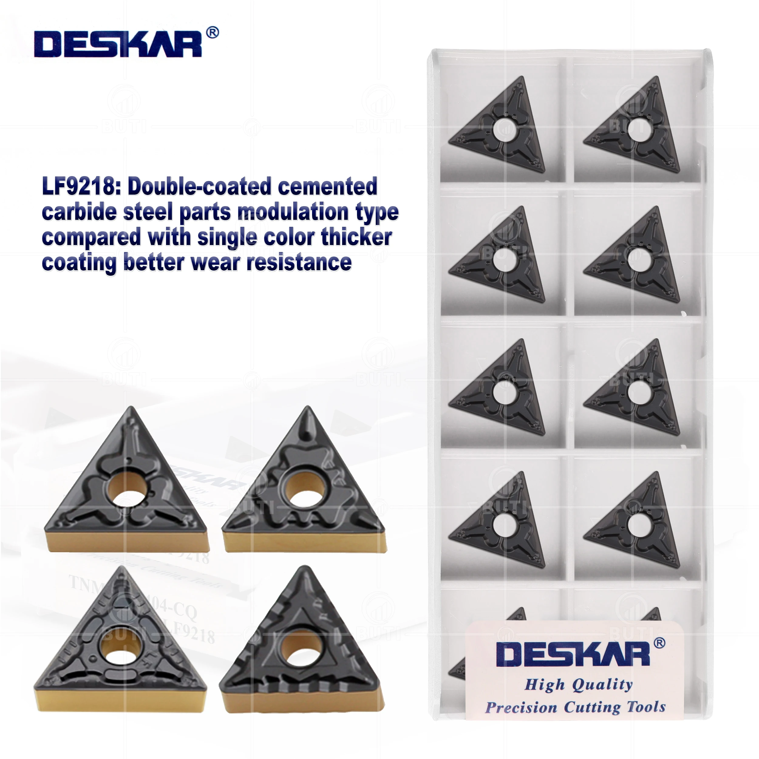 deskar 100 original tnmg160404 tnmg160408 tnmg160412 tm cq hq pm r s l s lf9218 cnc torno cortador ferramenta carboneto insere para aco 01