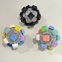 12Key Finger Button Anti-stress Toys Mechanical Keyboard Keycaps Office Decompression Calming Keychain Gifts for Children Adults