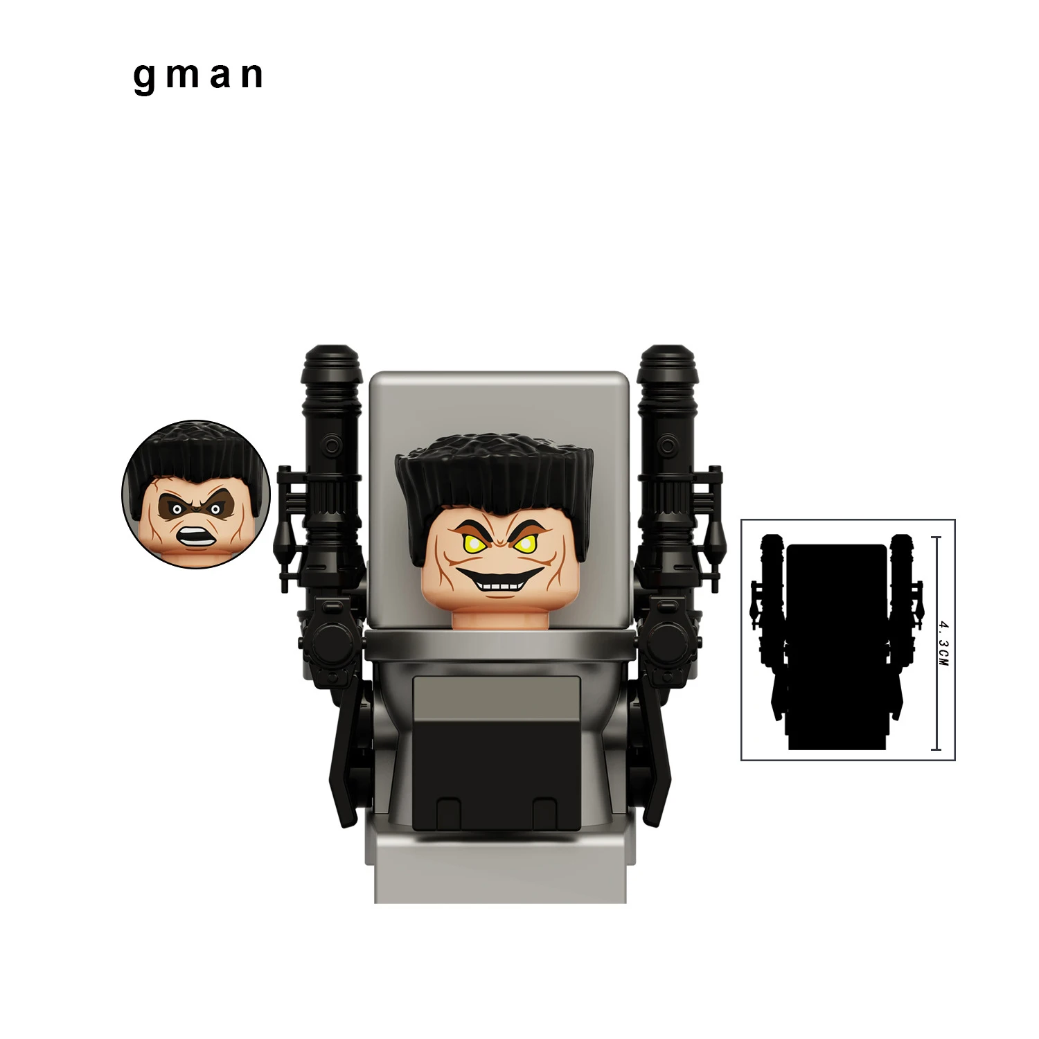 Funny TV man building blocks moc Figure toys Camera man vs Toilet man model Children Gift for boys Speaker Man gman