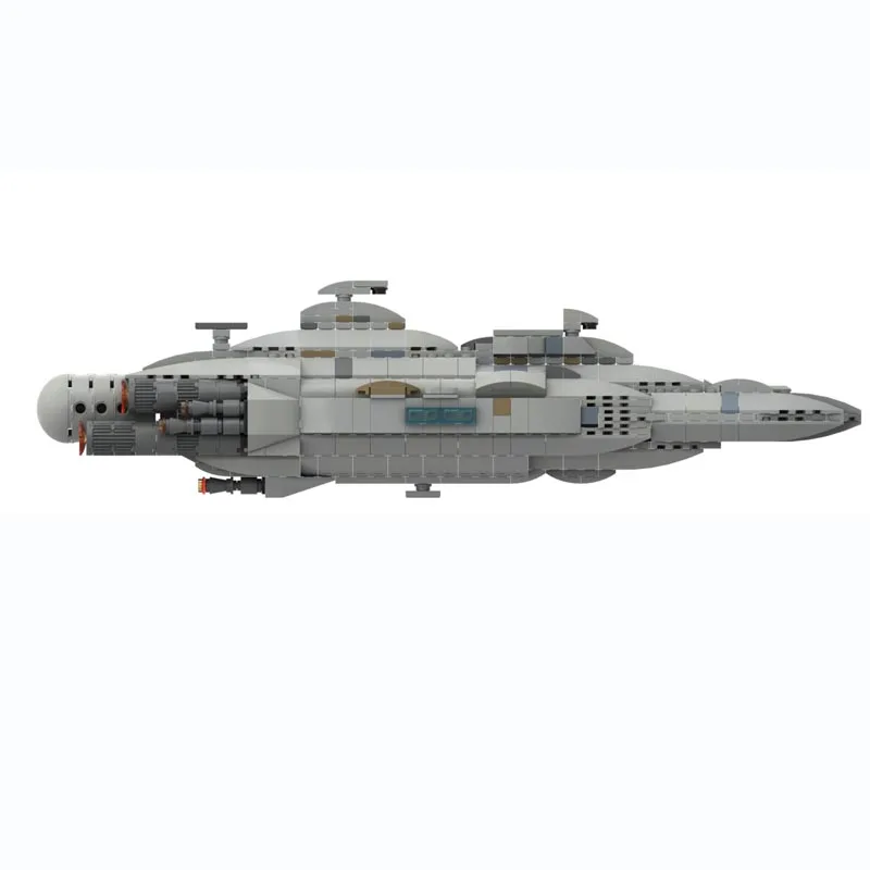 New 587PCS Movie Space Mon Calamari MC80 Home One type Cruiser Aircraft Model Building Block Bricks Kid Toys Gift