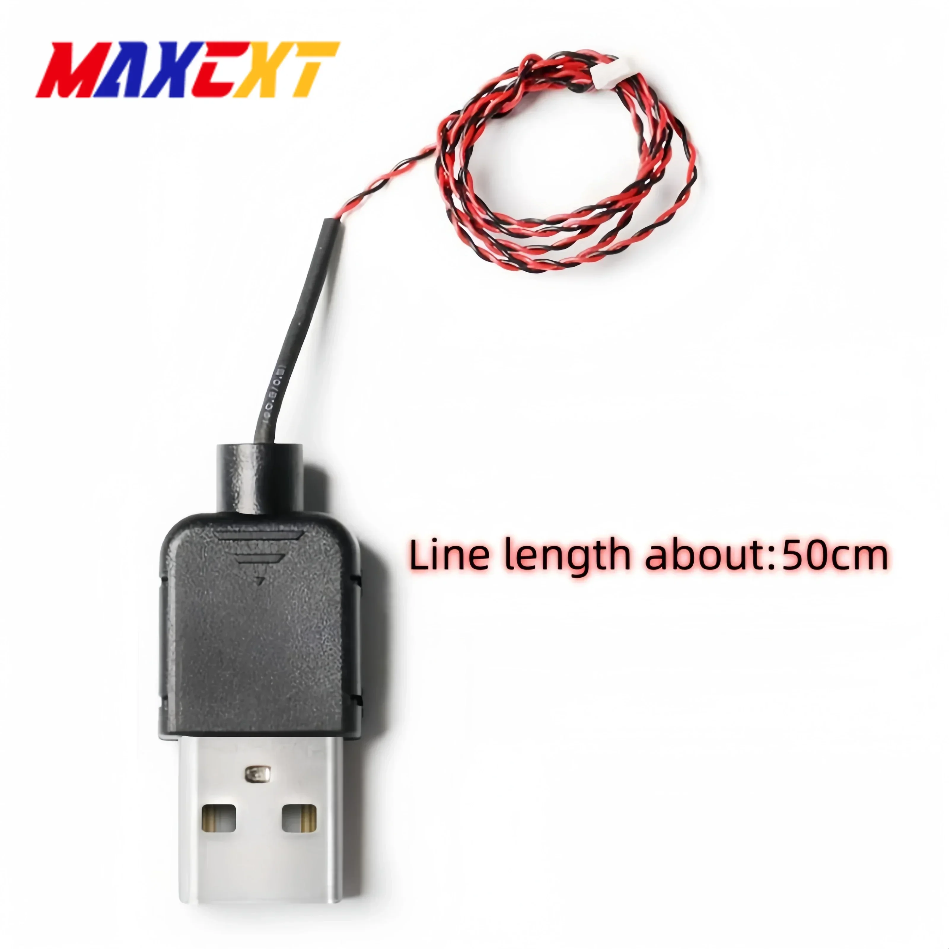 

0.8mm Pin DIY 5v Lights 50cm USB Power Cable Compatible with Lego USB Power Cord DIY Decorative Lamp USB Wire Toy Accessories