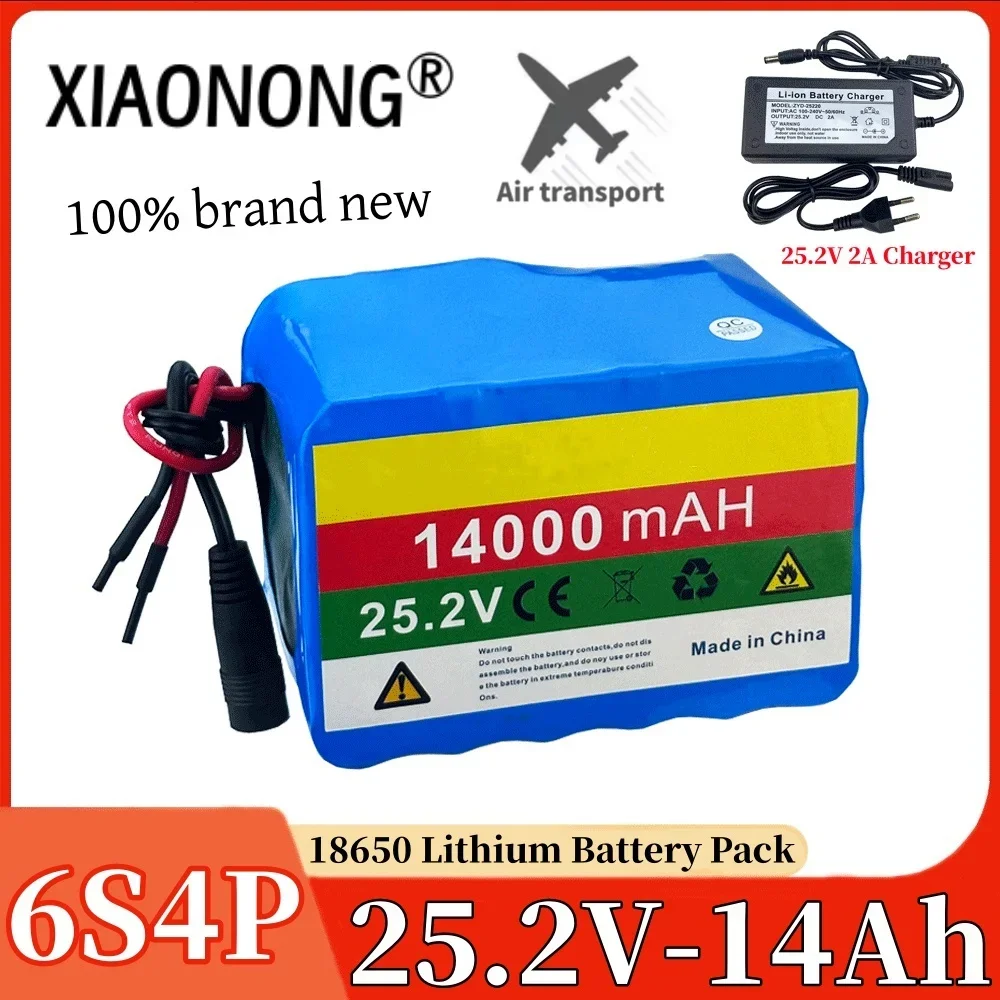 

14000mah 25.2V High-quality High-capacity Lithium ion Rechargeable Battery 6s4p Moped/18650 Battery Pack bms