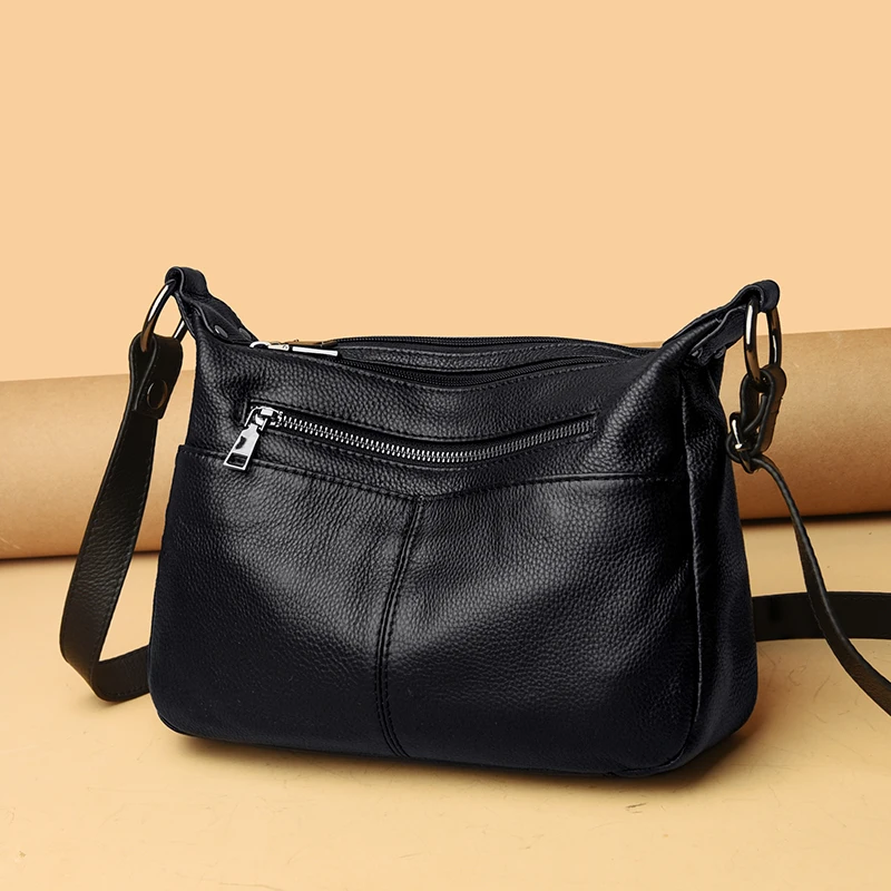 2024 Newest Trend Women For Business Geniune Leather Bags Designer Brands Girl Multi-function High Capacity With Soft Surface