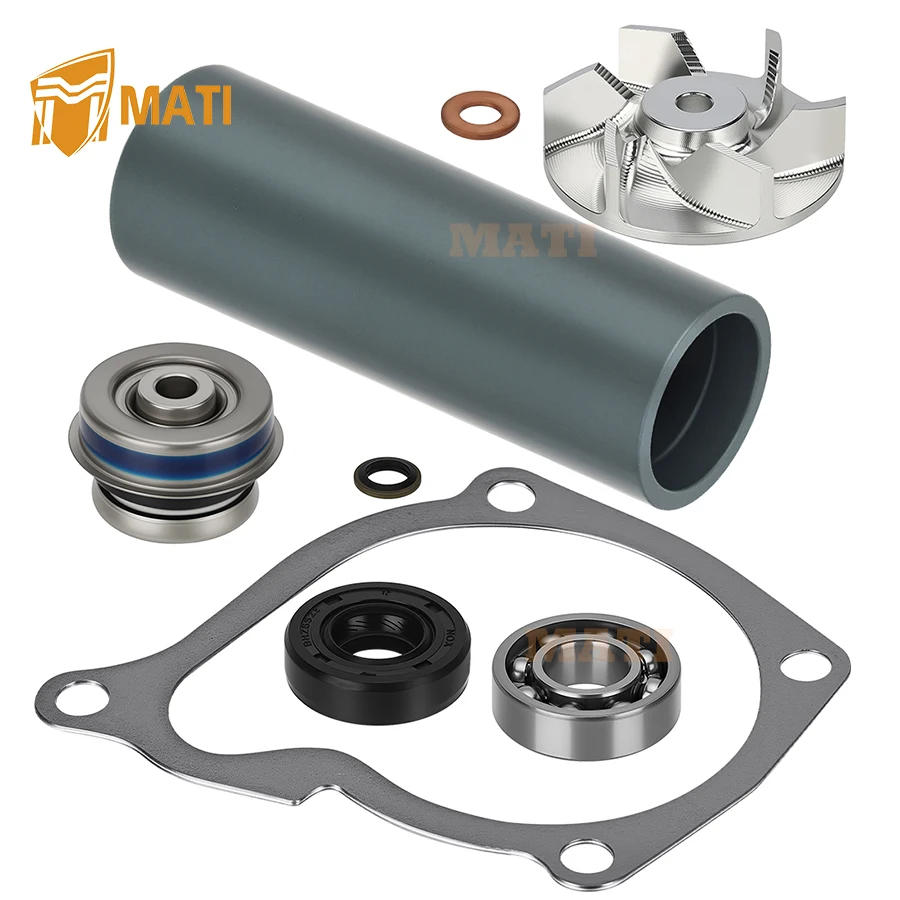 Water Pump Rebuild Kit Aluminum Impeller with Seal Driver Tool for Polaris Sportsman 500 400 450 Ranger 500 425 400 Magnum 500