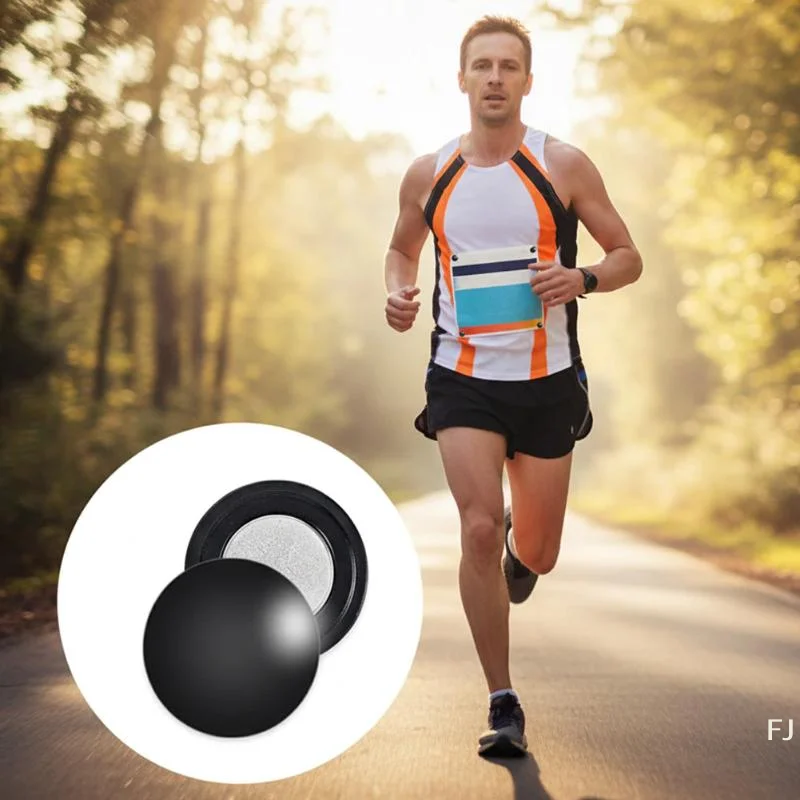 4Pcs Lightweight Magnetic Bib Clips For Marathon Secure Bib Fasteners Gentle On Sports Apparel Running Magnetic Snap Fastener