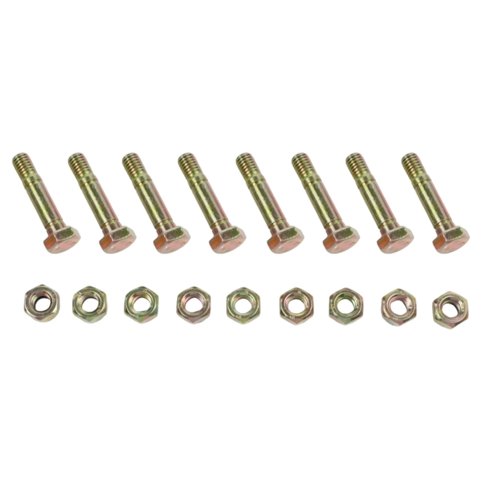8 Pack Shear Bolts with Nuts Compatible with Multiple Equipment Models Including ST524 ST624 ST724 Long Lasting Performance
