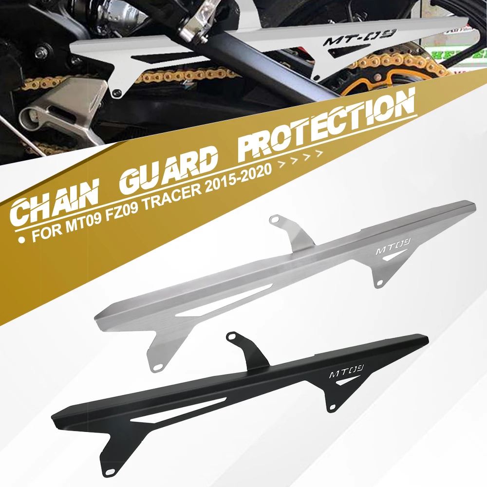 

MT09 FZ09 Accessories Motorcycle Chain Guard Cover Protector Guard For Yamaha FZ-09 MT-09 Tracer 2015-2016 2017 2018 2019 2020