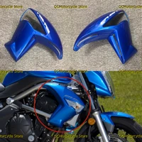 Carenado azul brillante para motocicleta, cubierta embellecedora de Panel izquierdo y derecho, protectores de marco de capó para Kawasaki ER-6N ER6N ER 6N 2009 2010-2011