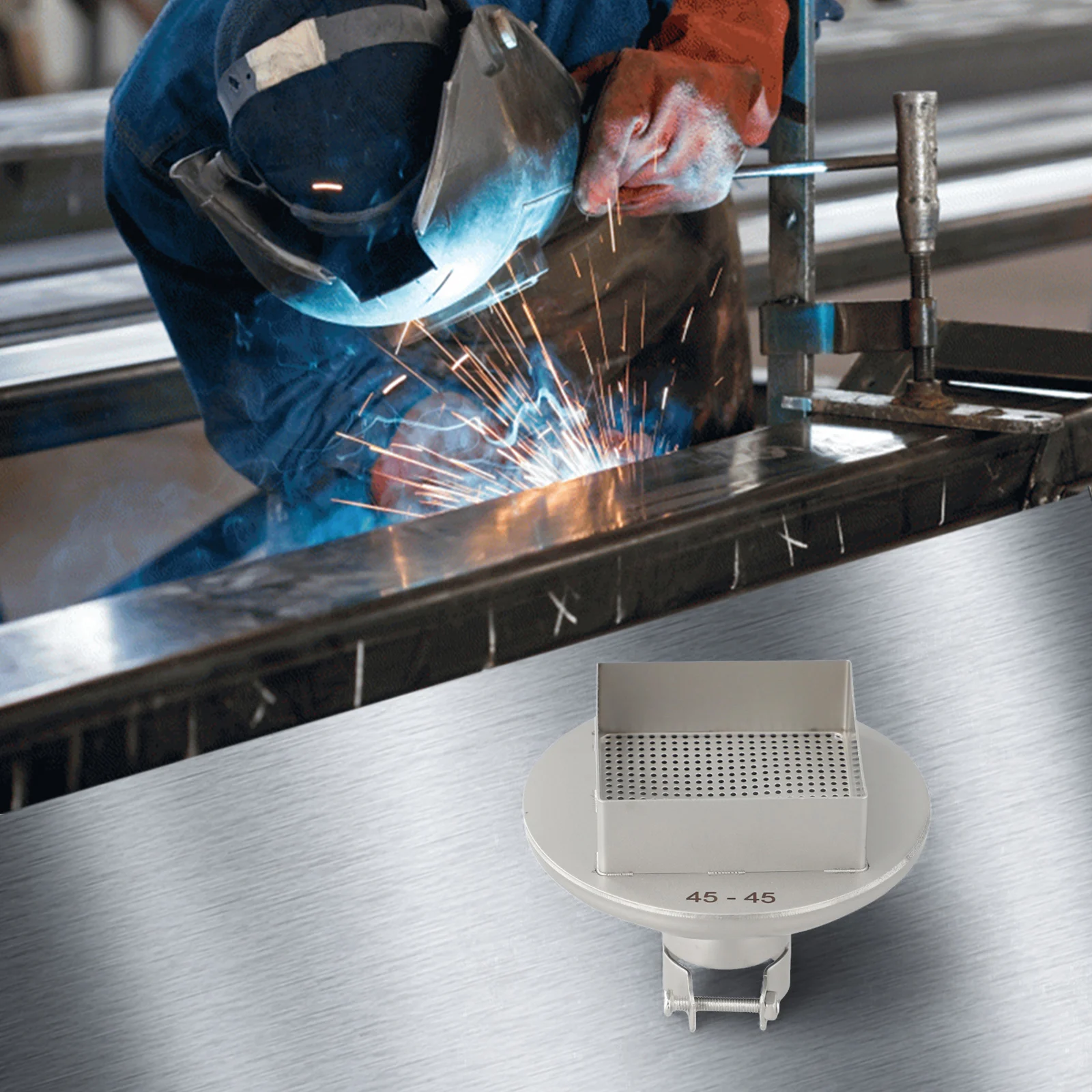 45mm x 45mm Stainless Steel Square Nozzle for BGA Rework Stations Used in Circuit Board Maintenance and Refurbishment