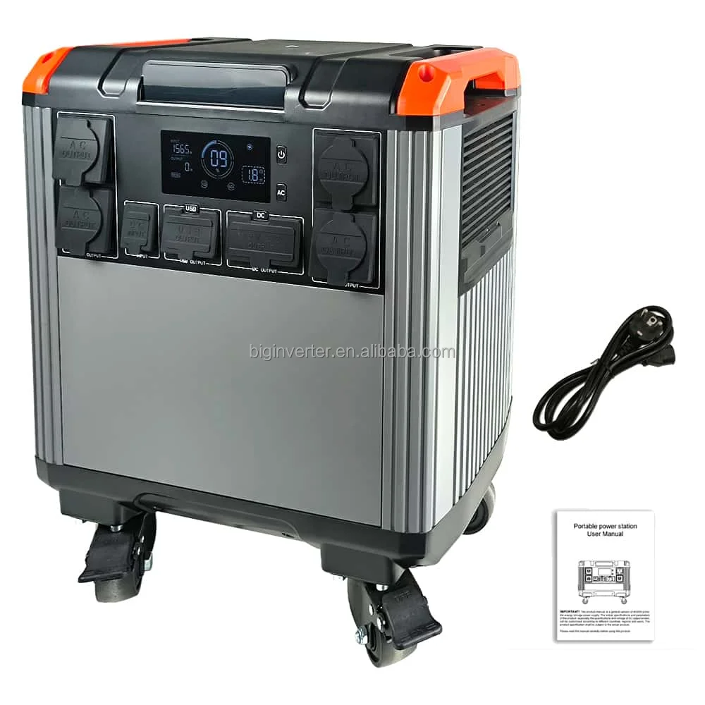 

4000W 4032Wh Portable Power Station High Capacity 650W Charging Solar Generator With Multiple AC Outlets for Home Power Supply