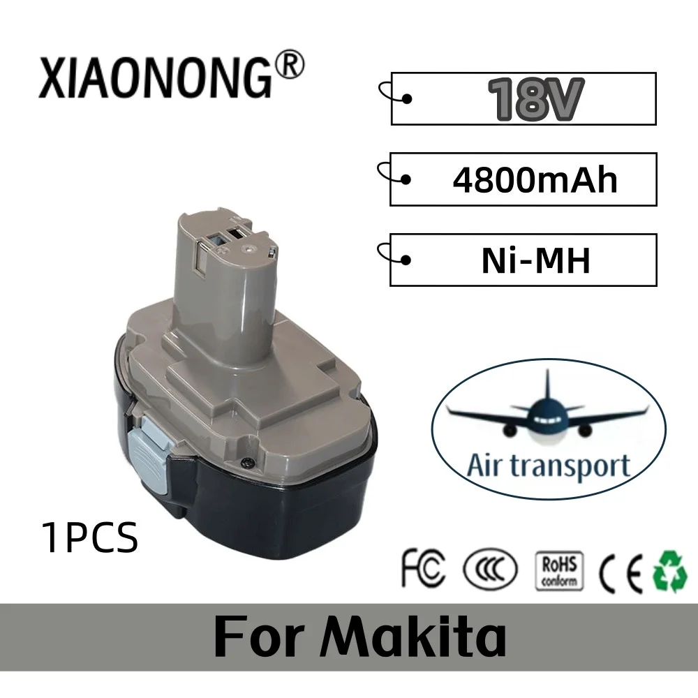 

18V 4800mAH Ni-CD Rechargeable Tools Battery for MAKITA 1822 192826-5 192827-3 PA18