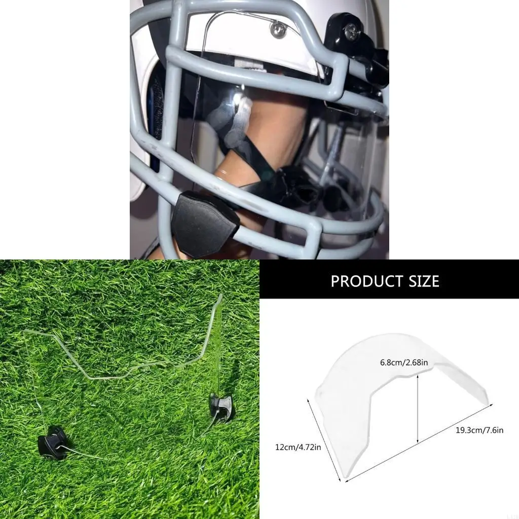 

Футбольные козырьки Прозрачные футбольные козырьки для молодежи, взрослых, детей, футбольные шлемы Защитные козырьки для глаз