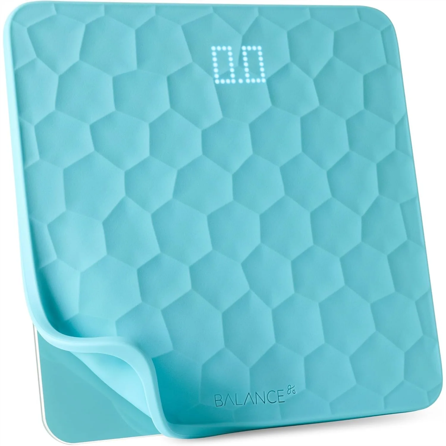 

Bathroom Scale With Non-Slip Silicone Cover Hidden LED Display 400 Lb Capacity High Precision Digital Scale