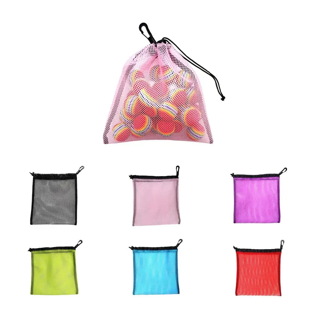 

Lightweight Nylon Mesh Nets Bag Pouch Golf Tennis 30 Balls Carrying Holder