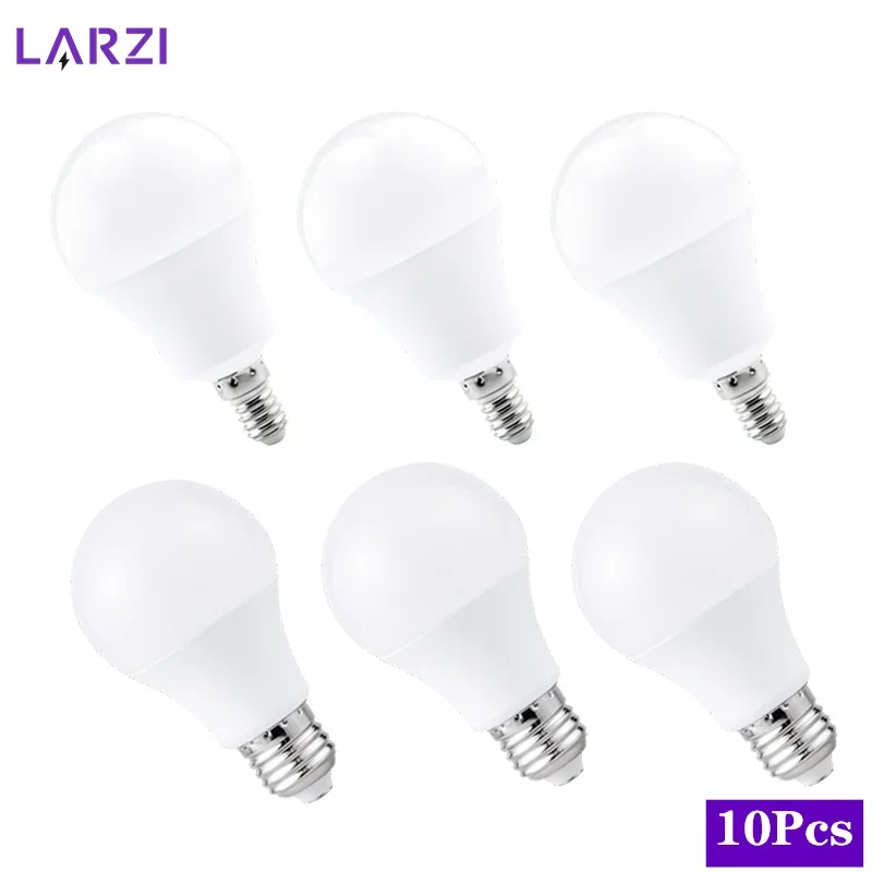 10Pcs/lot LED Bulb E27 E14 Lampada 220V 3W 6W 9W 12W 15W 18W 20W 24W Lamp Bombilla Home Lighting for Bedroom Livingroom Bathroom