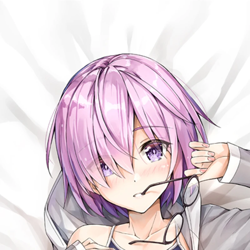 Mash Kyrielight Anime Dakimakura Pillow Cover Double Sided Print Hugging Body Pillow Case Multi Size 120-180cm
