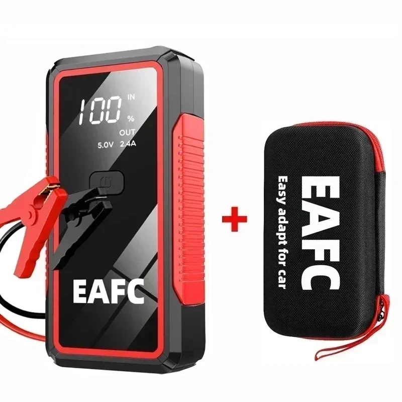 EAFC 12V Car Jump Start 600A-2000A Car Battery Starter Booster Auto Starting Device Emergency Start Portable Power Bank