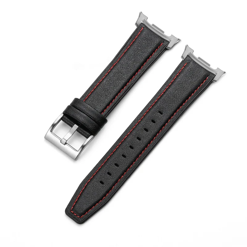 Cinturino in pelle per Samsung Galaxy Watch 8 40 44mm /8 Classic 46mm Sport Band per Galaxy Ultra 2025/7 47mm Bracciale stile business
