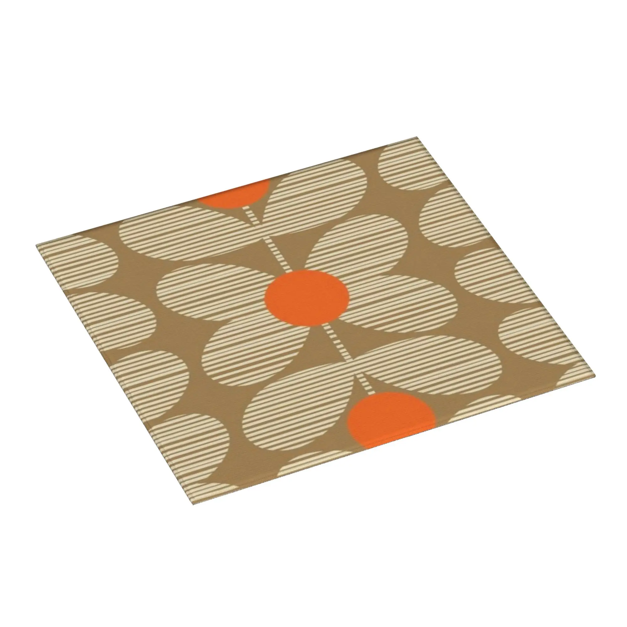 Orla Kiely Abstract Flowers Non‑Slip Waterproof Absorbent Barware Tableware Oil Proof Reusable Bathroom Drying Mat For Kitchen