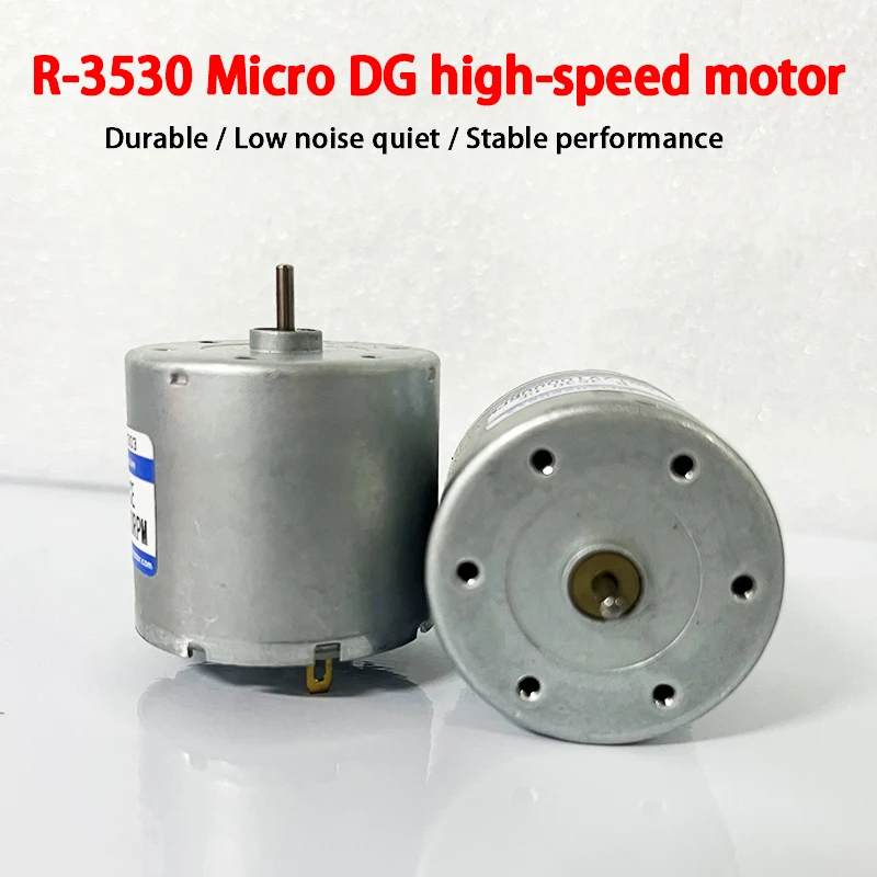 1PCS 3530 Micro DC Gear Motor High Speed Motor 12V 24V 6000/10000rpm Small Motor Parking Lock Special