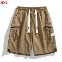 Men's Casual Shorts Plus Size with Big Pockets for Summer 9XL 8XL short pants men  men clothing cargo shorts