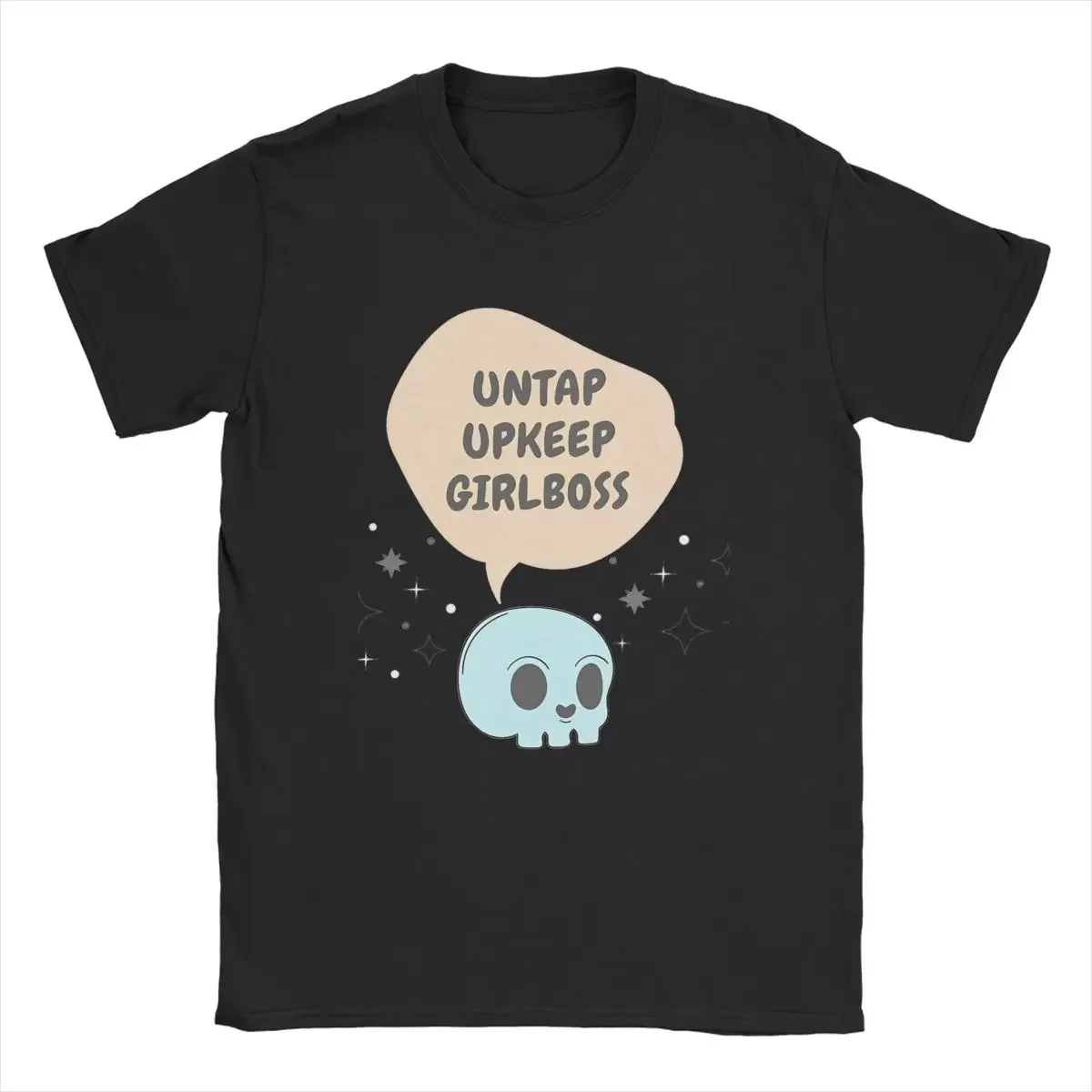 

Magic Games Gathering MTG Men's T Shirts Untap Upkeep Girlboss Vintage Tee Short Sleeve Round Neck T-Shirt Cotton Printed Tops
