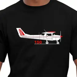 Newest Letter Print Aeroclassic PPL Pilot Cessna 150 Aircraft Inspired Aeroclassic T Shirts O-Neck Tops