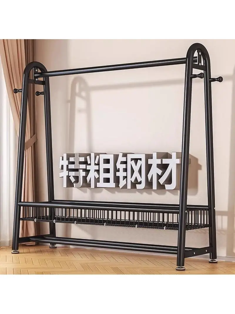 

Thiened Simple Floor-Mounted Clothesline Ra Bedroom Balcony Indoor Drng Clothes Ra Dormi Clothes Hanger Rod