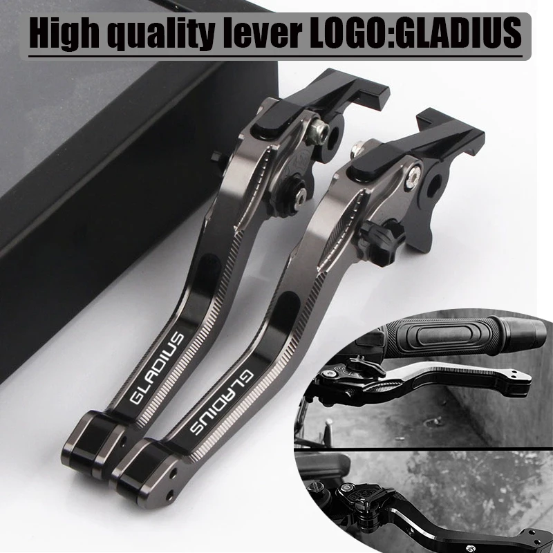 For SUZUKI SFV650 GLADIUS 2009-2015 2014 2013 2012 NEW High Quality Motorcycle Accessories 3D CNC Adjustable Brake Clutch Lever