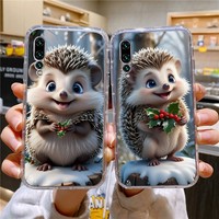 bright Hedgehog in the Fog Phone Case For Xiaomi 11 Redmi Note 11 5G 8T 9A 9 10T Note8Pro Note9 12SUltra Transparent Case