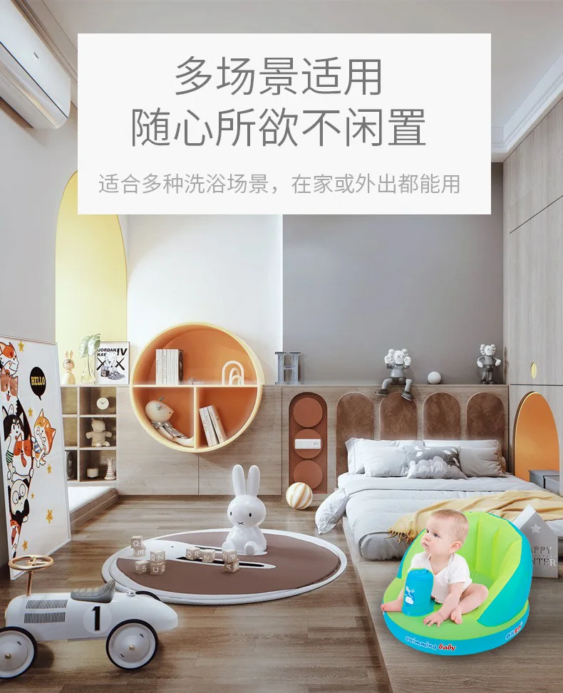 Zwembadvlotten Opblaasbaar Speelwaterpret PVC Opblazen Lounge Drijvend Kinderen Bad Zomer Kust Strand Tuin Woonkamer Bank Speelgoed