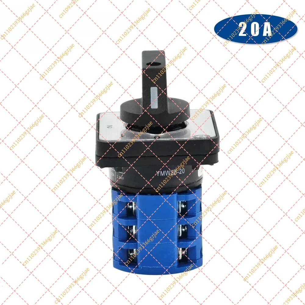 LW28-20 LW26-20 Rotary Changeover Switch 3 Pole 4 Position 20A 660V Cam Latching with Screws, Replacement Part